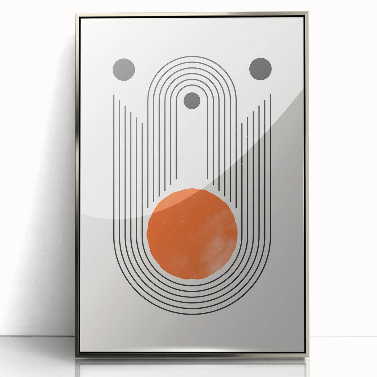 Boho Geometric Wall Art | Bold Abstract Canvas | Modern Minimalist Design