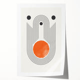 Boho Geometric Wall Art | Bold Abstract Canvas | Modern Minimalist Design