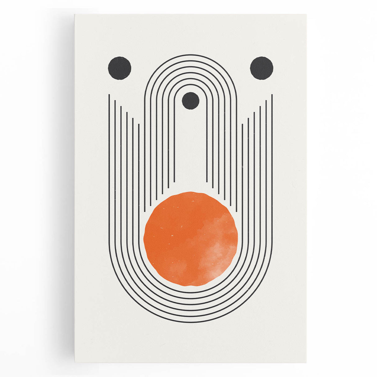 Boho Geometric Wall Art | Bold Abstract Canvas | Modern Minimalist Design