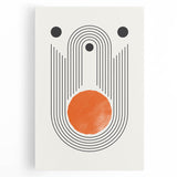 Boho Geometric Wall Art | Bold Abstract Canvas | Modern Minimalist Design