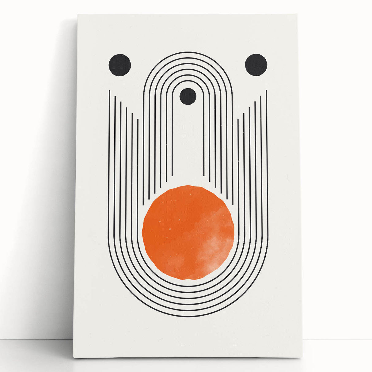 Boho Geometric Wall Art | Bold Abstract Canvas | Modern Minimalist Design