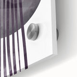 Boho Geometric Wall Art | Dark Abstract Canvas | Modern Minimalist Design