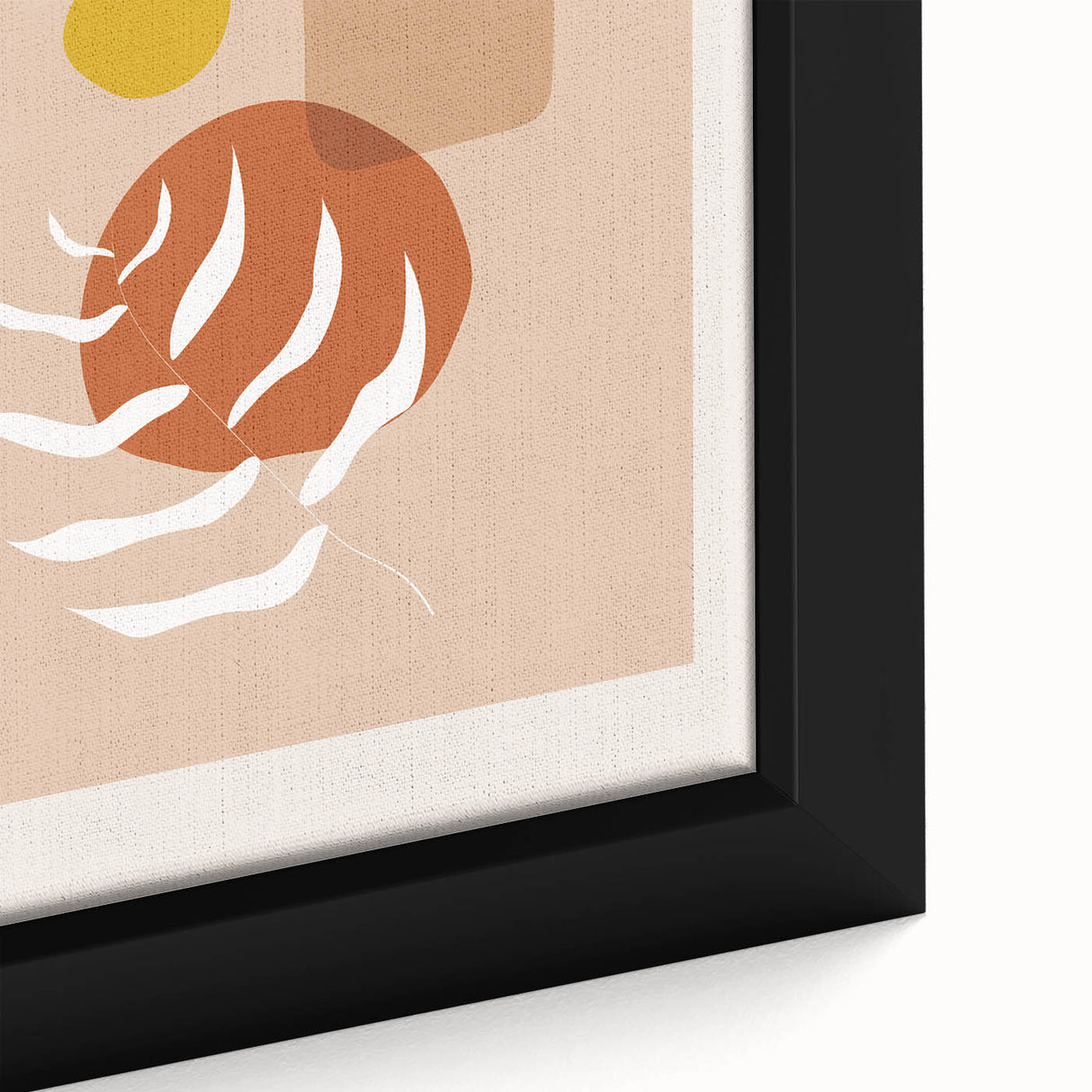 Boho Abstract Wall Art | Earthy Tones Canvas | Modern Geometric Design