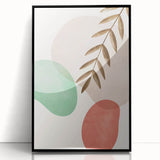 Boho Nature Wall Art | Soft Geometric Canvas | Modern Organic Design