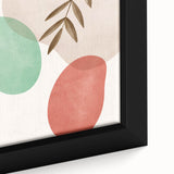 Boho Nature Wall Art | Soft Geometric Canvas | Modern Organic Design