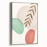 Boho Nature Wall Art | Soft Geometric Canvas | Modern Organic Design
