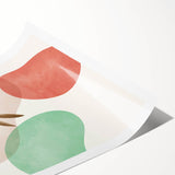 Boho Nature Wall Art | Soft Geometric Canvas | Modern Organic Design