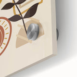 Abstract Boho Wall Art | Earthy Tone Canvas | Geometric Nature Design