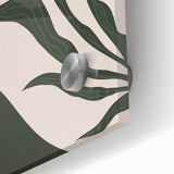 Boho Nature Wall Art | Green & Earth Tone Botanical Abstract Canvas