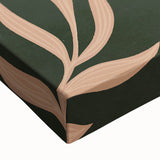 Boho Nature Wall Art | Green & Earth Tone Botanical Abstract Canvas