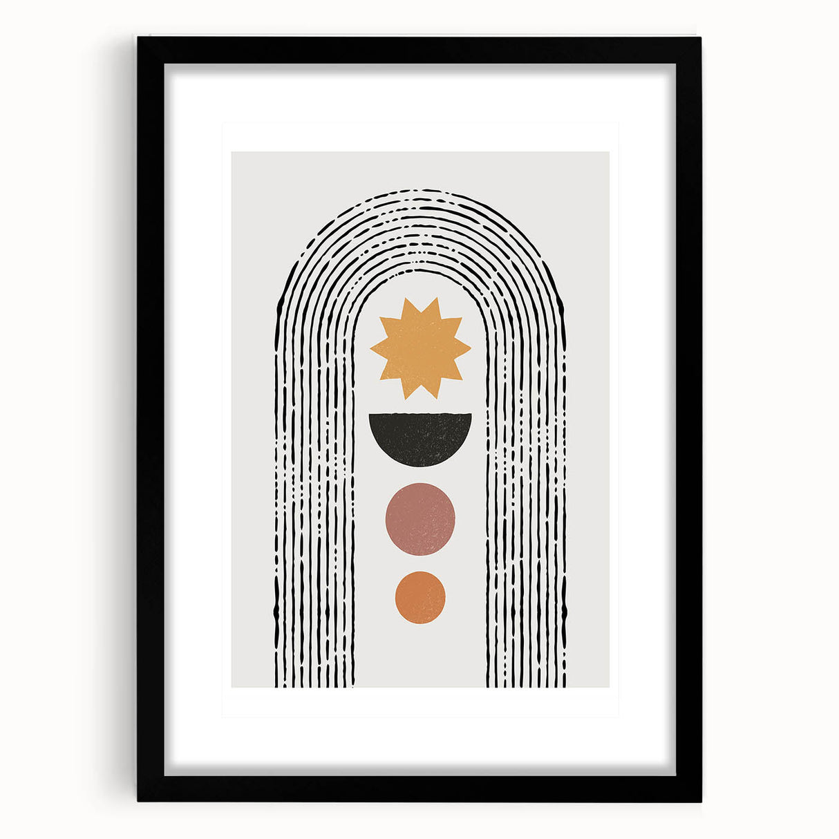 Bohemian Wall Art - Eclectic Boho Decor Canvas for Modern Spaces