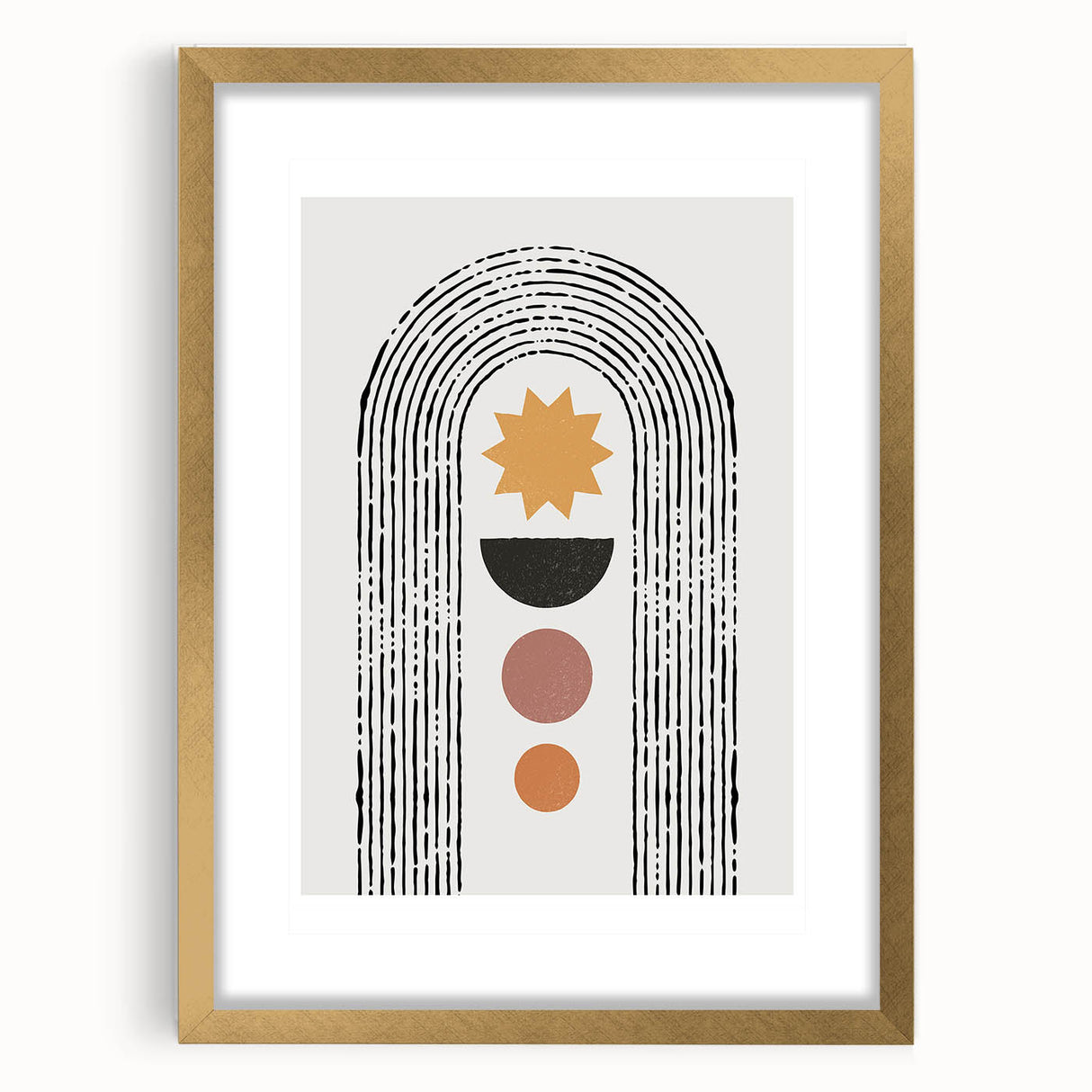 Bohemian Wall Art - Eclectic Boho Decor Canvas for Modern Spaces
