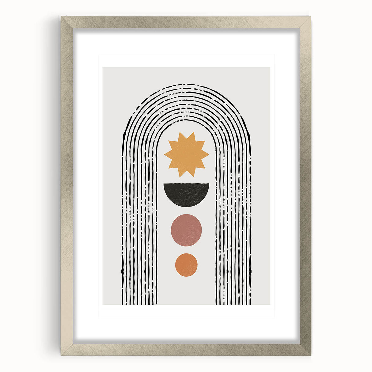 Bohemian Wall Art - Eclectic Boho Decor Canvas for Modern Spaces