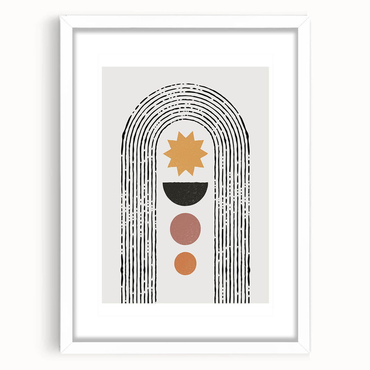 Bohemian Wall Art - Eclectic Boho Decor Canvas for Modern Spaces