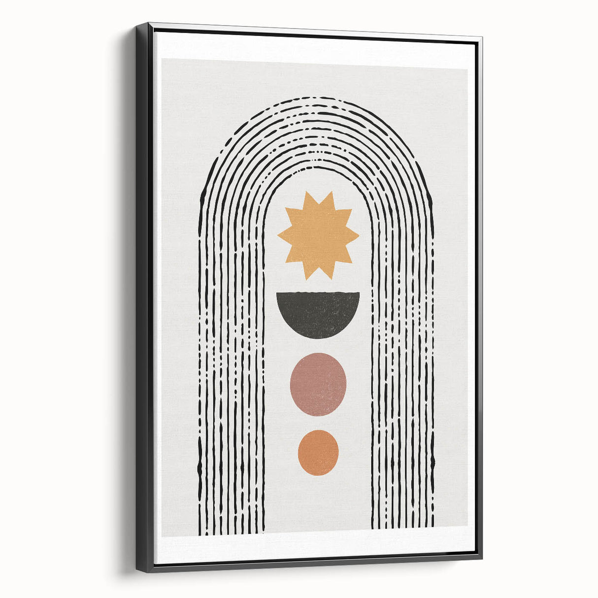 Bohemian Wall Art - Eclectic Boho Decor Canvas for Modern Spaces