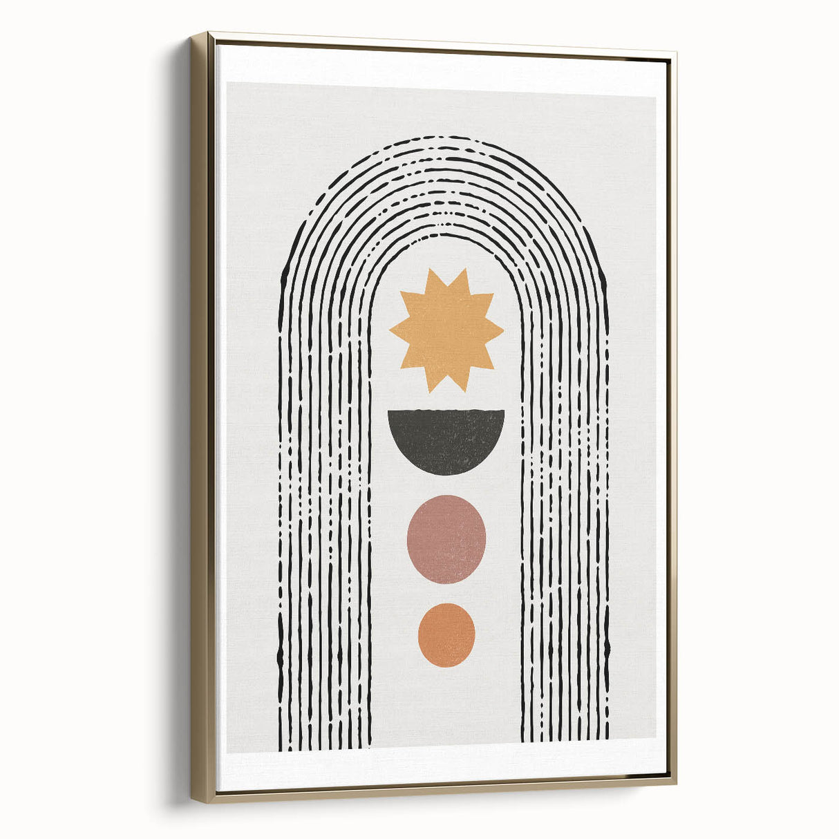 Bohemian Wall Art - Eclectic Boho Decor Canvas for Modern Spaces
