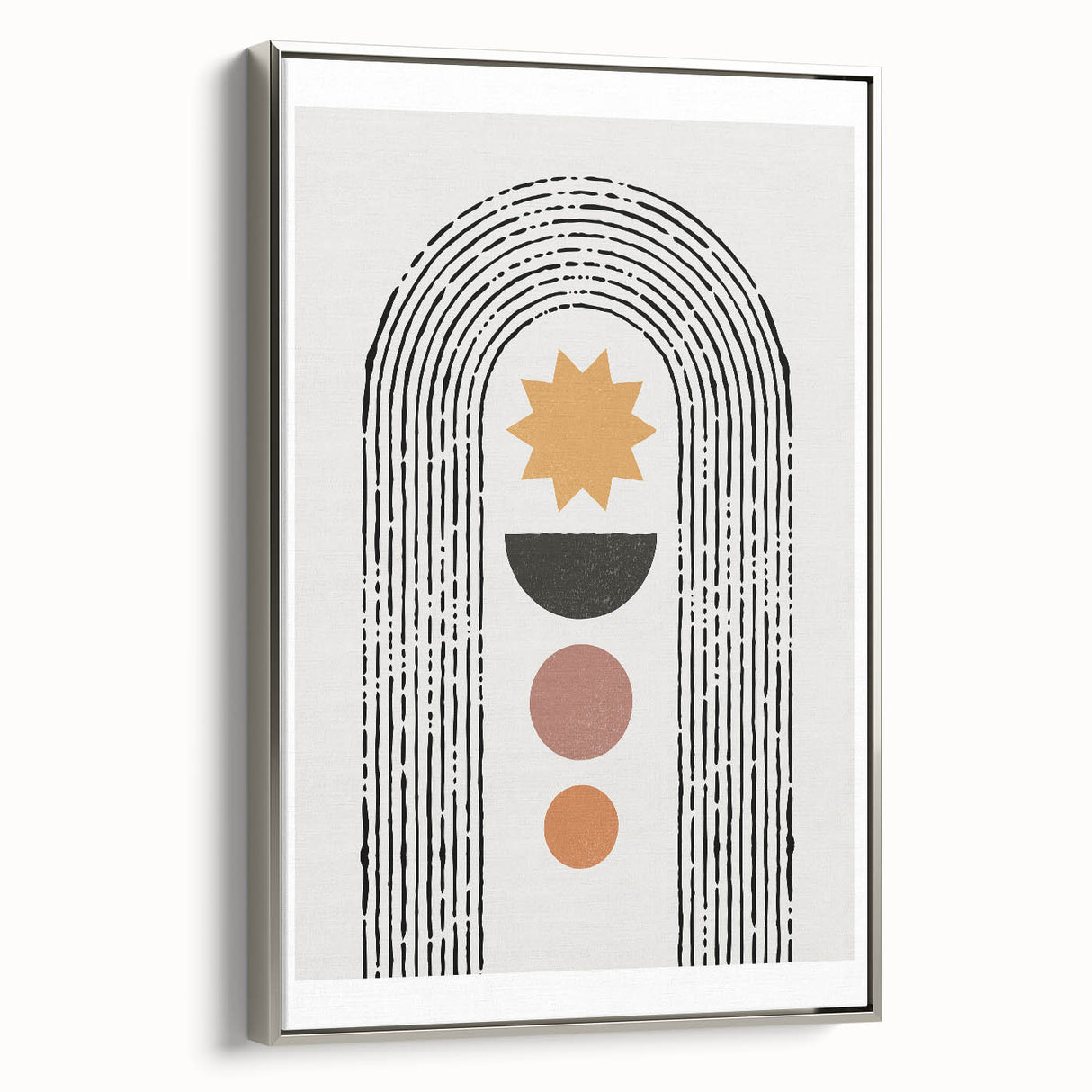 Bohemian Wall Art - Eclectic Boho Decor Canvas for Modern Spaces