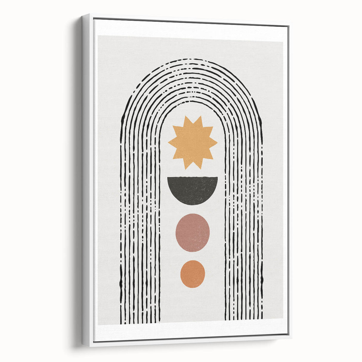 Bohemian Wall Art - Eclectic Boho Decor Canvas for Modern Spaces