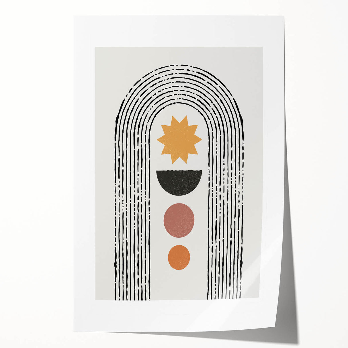 Bohemian Wall Art - Eclectic Boho Decor Canvas for Modern Spaces