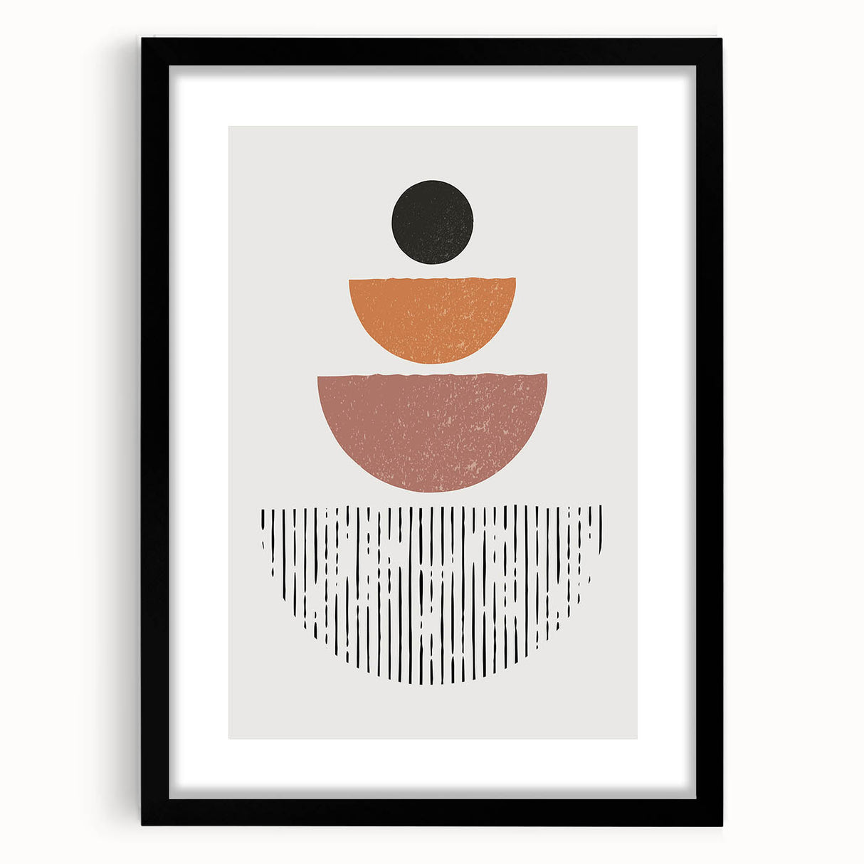 Bohemian Wall Art - Minimalist Boho Decor Canvas for Modern Interiors