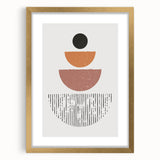 Bohemian Wall Art - Minimalist Boho Decor Canvas for Modern Interiors
