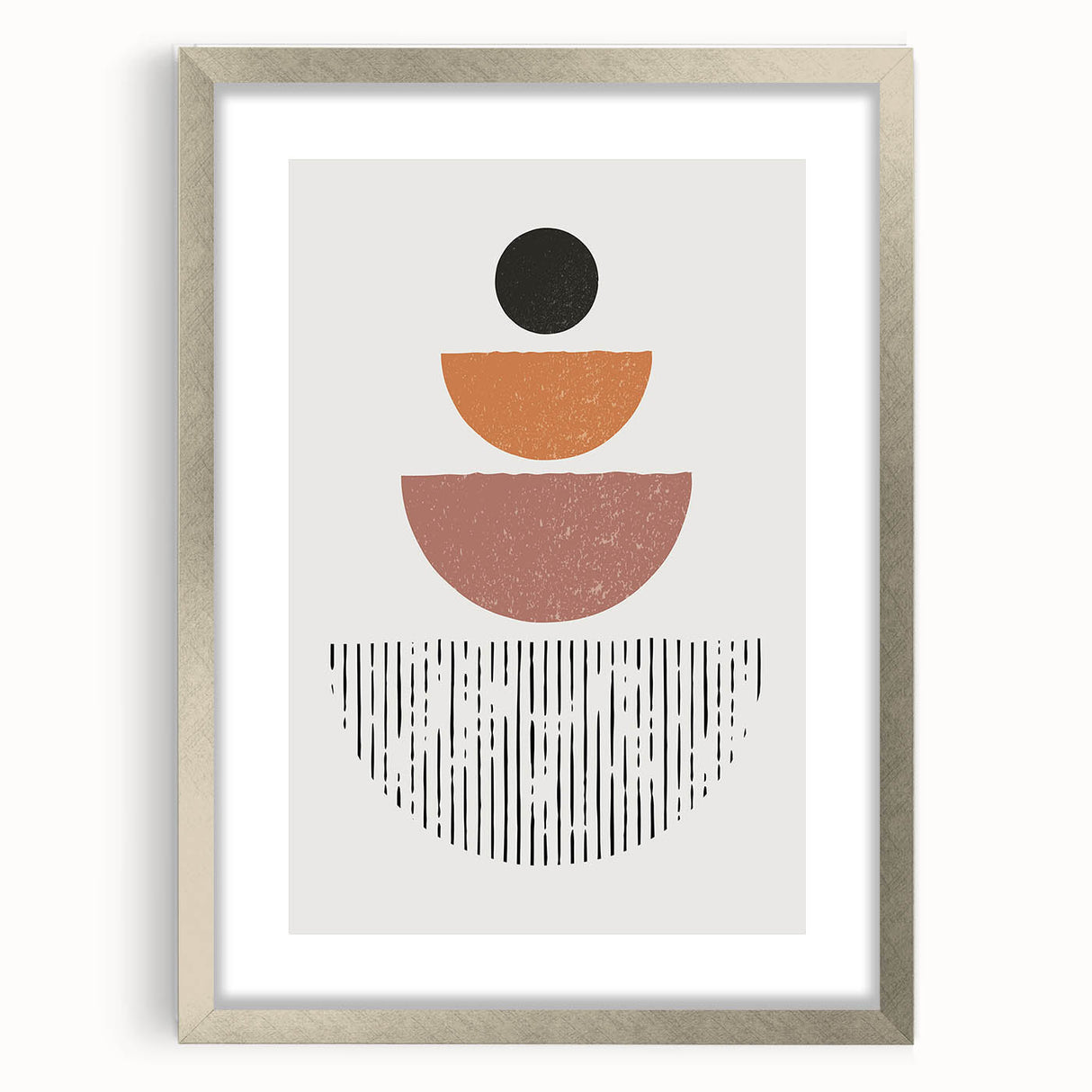 Bohemian Wall Art - Minimalist Boho Decor Canvas for Modern Interiors