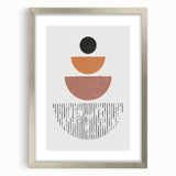 Bohemian Wall Art - Minimalist Boho Decor Canvas for Modern Interiors