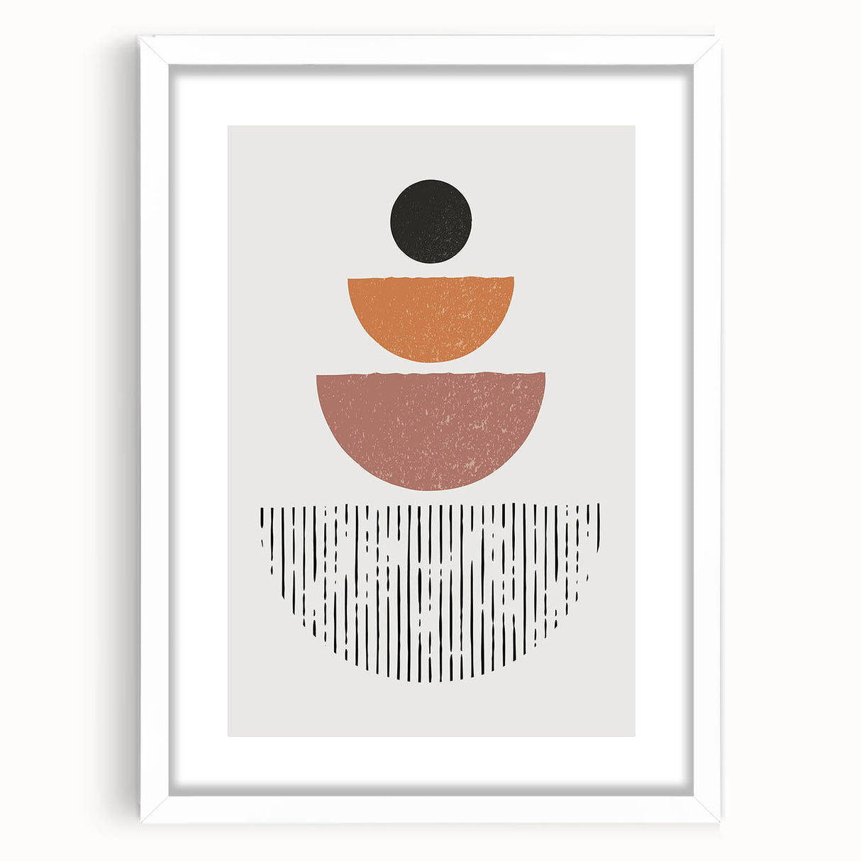 Bohemian Wall Art - Minimalist Boho Decor Canvas for Modern Interiors