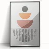 Bohemian Wall Art - Minimalist Boho Decor Canvas for Modern Interiors