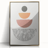 Bohemian Wall Art - Minimalist Boho Decor Canvas for Modern Interiors