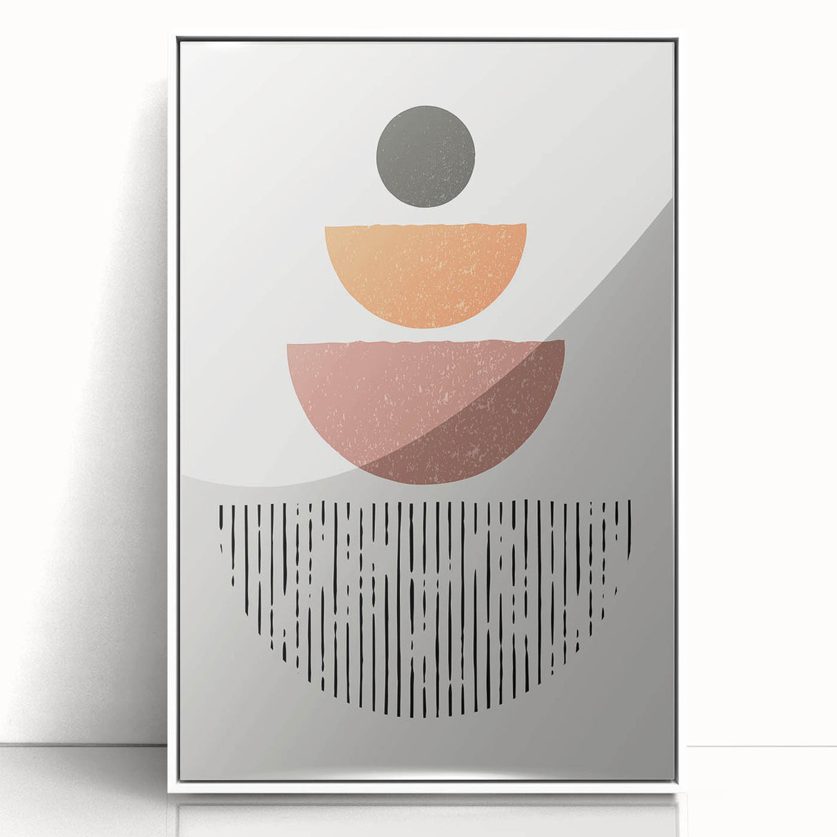 Bohemian Wall Art - Minimalist Boho Decor Canvas for Modern Interiors
