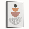 Bohemian Wall Art - Minimalist Boho Decor Canvas for Modern Interiors