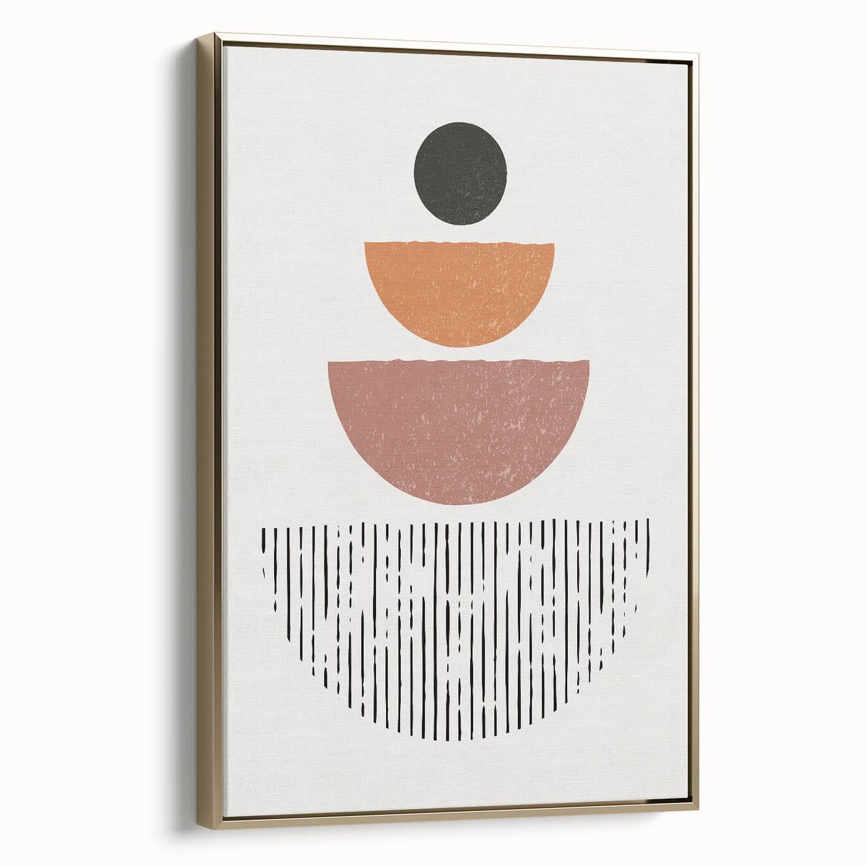 Bohemian Wall Art - Minimalist Boho Decor Canvas for Modern Interiors