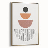 Bohemian Wall Art - Minimalist Boho Decor Canvas for Modern Interiors
