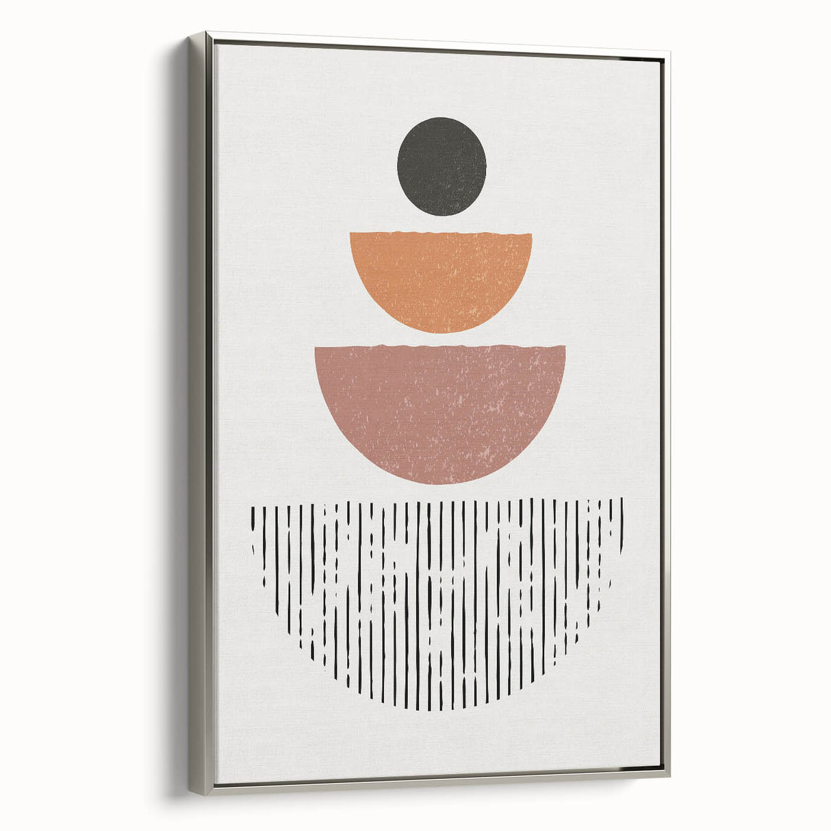 Bohemian Wall Art - Minimalist Boho Decor Canvas for Modern Interiors