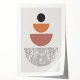 Bohemian Wall Art - Minimalist Boho Decor Canvas for Modern Interiors