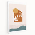 Bohemian Wall Art - Sunset-Inspired Boho Decor Canvas for Serene Spaces