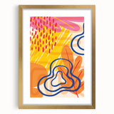 Boho Chic Wall Art - Vibrant Eclectic Bohemian Canvas for Bold Spaces