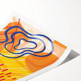 Boho Chic Wall Art - Vibrant Eclectic Bohemian Canvas for Bold Spaces