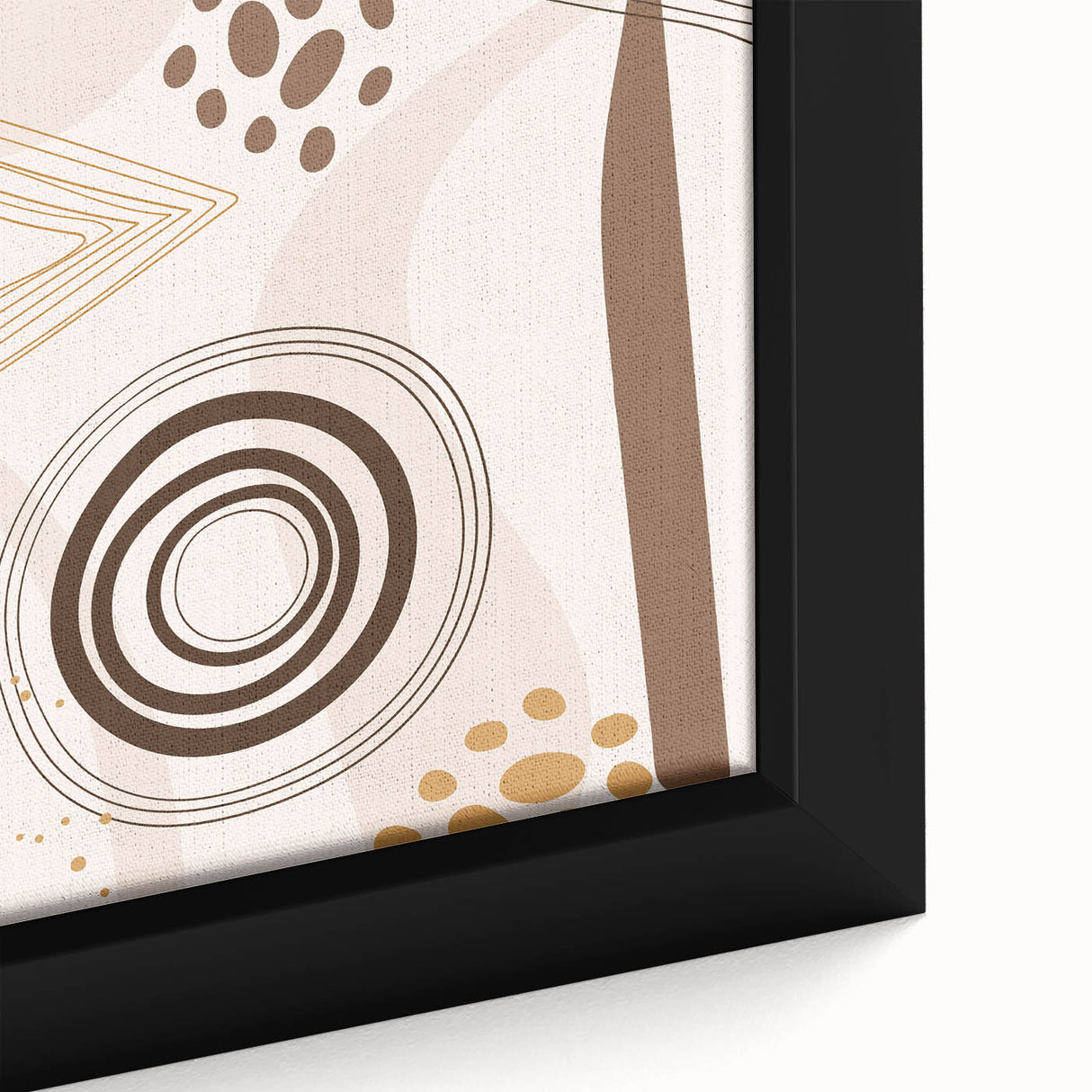 Bohemian Wall Art - Earthy Toned Boho Decor Canvas for Modern Spaces