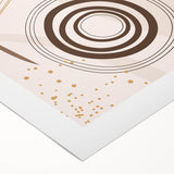 Bohemian Wall Art - Earthy Toned Boho Decor Canvas for Modern Spaces