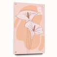 Bohemian Wall Art - Soft Floral Boho Decor Canvas for Serene Spaces