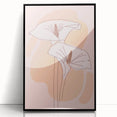 Bohemian Wall Art - Soft Floral Boho Decor Canvas for Serene Spaces