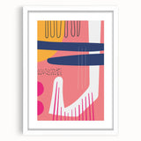 Bohemian Wall Art - Bold Eclectic Boho Decor Canvas for Vibrant Spaces