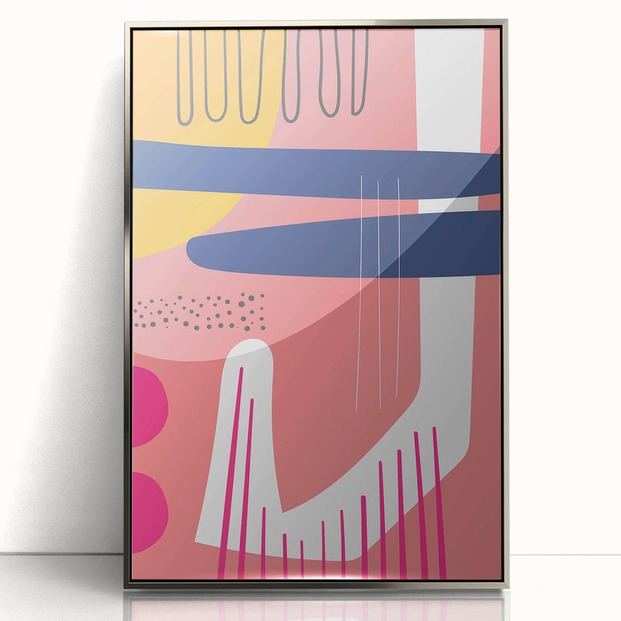 Bohemian Wall Art - Bold Eclectic Boho Decor Canvas for Vibrant Spaces