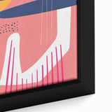 Bohemian Wall Art - Bold Eclectic Boho Decor Canvas for Vibrant Spaces