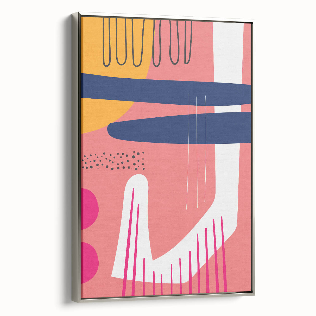 Bohemian Wall Art - Bold Eclectic Boho Decor Canvas for Vibrant Spaces