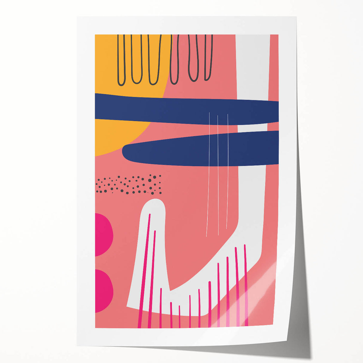 Bohemian Wall Art - Bold Eclectic Boho Decor Canvas for Vibrant Spaces