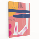 Bohemian Wall Art - Bold Eclectic Boho Decor Canvas for Vibrant Spaces