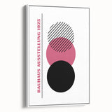Bohemian Wall Art | Bauhaus 1923 Minimalist Pink and Black Boho Print